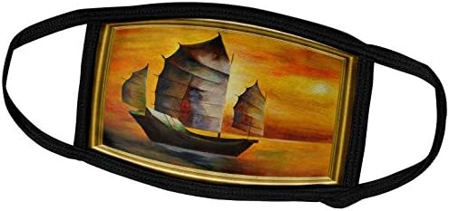3 ורוד טאישה-אקריליק ציור - מפרש סירה - סיני זבל-מפרש סירה, אקריליק ציור, מפרשים,גרוטאות, חום, ריאליזם, מלחים, ימי, שיט-פנים