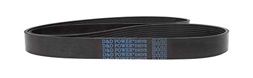 D&D Powerdrive 630J13 Poly V חגורה, רצועה 13, גומי