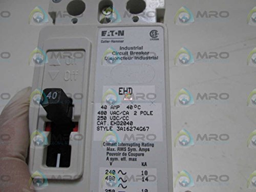 EHD2040-מפסק מגנטי תרמי, FD-Frame, סדרת EHD, 480 VAC, 250 VDC, 40 A, 2 עמוד