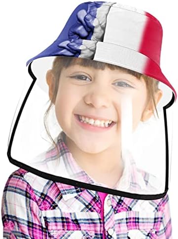 כובע מגן למבוגרים עם מגן פנים, כובע דייג כובע שמש, קשת קשת מנדלה של טווס קשת