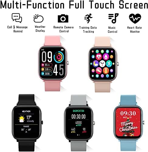 Watch Smart Watch, שעונים חכמים עבור גברים נשים לטלפונים אנדרואיד וטלפונים iOS תואם לאייפון סמסונג, גשש