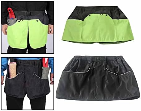 Ｋｌｋｃｍｓ 2x מכנסיים של מטפל כלבים מכנסיים בגדים סינר מאמן כלבים לכלבים גדולים בינוניים קטנים, צבע ירוק M שחור XL