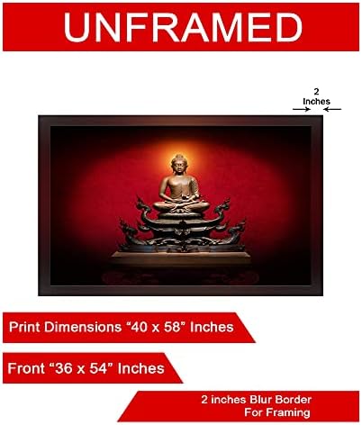 999store Browd Buddha Canvas ציור ULP36540373