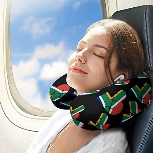 אהבה את South_AFRICA כרית פעימות לב קצף קצף צוואר נסיעה כרית U בצורת תמיכה בצוואר הראש