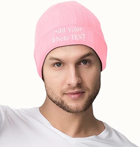 כובע כפה בהתאמה אישית טקסט מותאם אישית ותמונות ולוגו סרוג כפה לאזורים לגברים נשים
