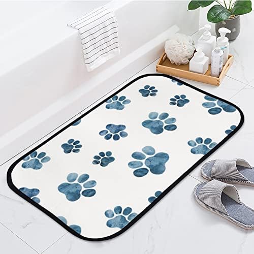 רצפת דלת מחצלות אמבטיה שטיחים בצבעי מים חתול כפות סופר מפנק אמבטיה שטיח החלקה סופג לכניסה מקורה חיצוני 23.6איקס
