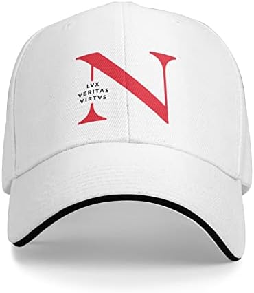 כובע הכריך של האוניברסיטה הצפונית -מזרחית יוניסקס קלאסי בייסבול קפניסקס מתכוונן כובע אבא