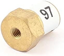 5 ממ מקדחות חורים פליז מנוע צמיג צימוד משותף משושה מצמד זהב טון (ברוקה דה 5 ממ אגוג ' רו דה קובר אמרילו אקופלמינטו