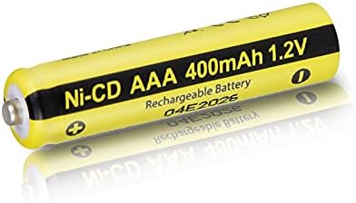 AAA NICD סוללות נטענות 1.2V 400mAh לגינון גנים אורות סולאריים