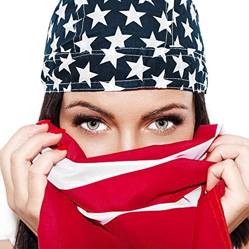 13 חתיכות אמריקאי דגל בנדנות סרט ארהב דגל בגדי בנדנה פטריוטית אבזרים