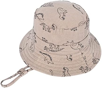 תינוק כובע שמש כובע פעוטות ילדים מתכווננים כובעי קיץ כותנה לחוף נסיעות אנטי- UV חיצוני