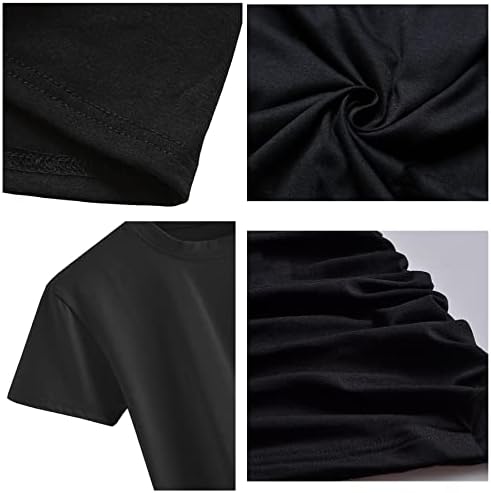 גורילאז חולצה גברים נשים חולצה נוח צוות צוואר קצר שרוול חולצה שחור