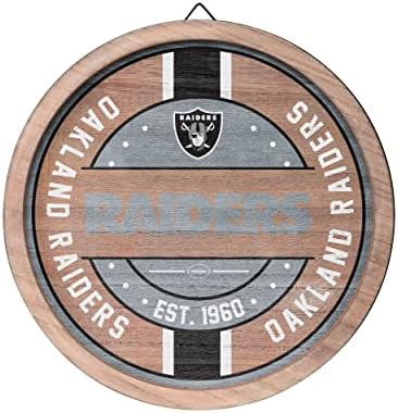 פוקו NFL Team Logo שלט חבית עץ