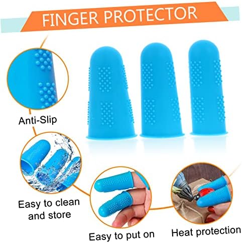 15 יחידות אצבע מגן ספר צעיפים אצבע כיסוי סיליקון אצבע שרוול לטקס מיטות אצבע שעוות אצבע משמרות תפירת אצבע הגנת סיליקון אצבע