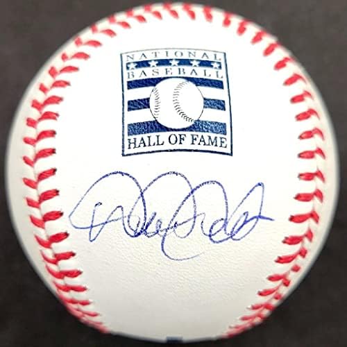 דרק ג'טר חתימה חתומה על 2020 HOF בייסבול ~ MLB הולו הולוגרמה - כדורי בייסבול חתימה