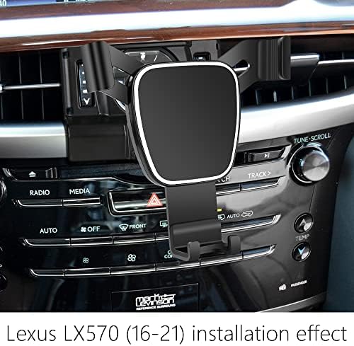 מחזיק טלפון לרכב לונקין עבור Lexus LX 570 LX570 -2021 אביזרי אוטומטית סוגר ניווט קישוט פנים נייד טלפון נייד הרכבה