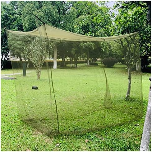 רשת יתושים, רשת טקטית צבאית צבאית ניידת לקמפינג למיטה תאומה, אוהל קוטב טיול קל