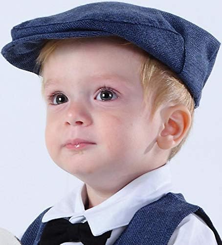 A&J מעצבים תינוקות תינוקות טוויד נהגי וינטג 'כובע כובע כובש כובש