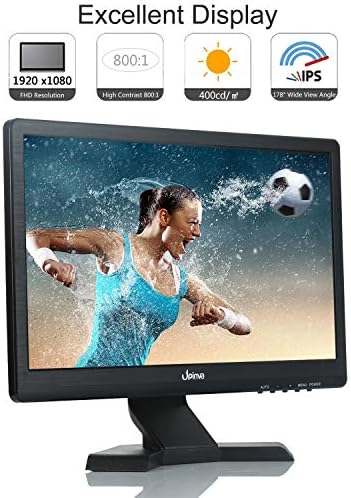 15.6 אינץ 'מוניטור IPS מקצועי LCD תצוגת אבטחה מצלמת אבטחה מחשב צג נייד 1920x1080 מלא HD Multifunctional Monitor