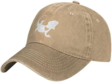 דרקון מזוקן קאובוי כובע בייסבול גברים נשים קלאסיות מתכווננות כובע בייסבול שחור