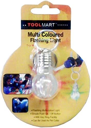 כלים 2 איקס 1 אור מהבהב רב צבעוני עם טבעת מפתח בקוטר 1 מצורף: פל-27614-ז03
