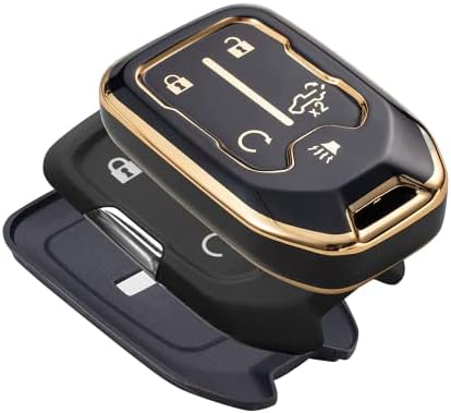 Snugfit 2 Pack Pack Pob כיסוי FOB עבור GMC, מגן מעטפת מקשים לרכב לשנים 2019-2022 Chevy Silverado GMC Sierra