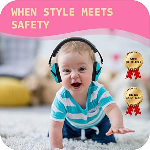 Uninova ילדים הגנה על אוזניים אוזניים, 26dB הגנת שמיעה הפחתת בטיחות