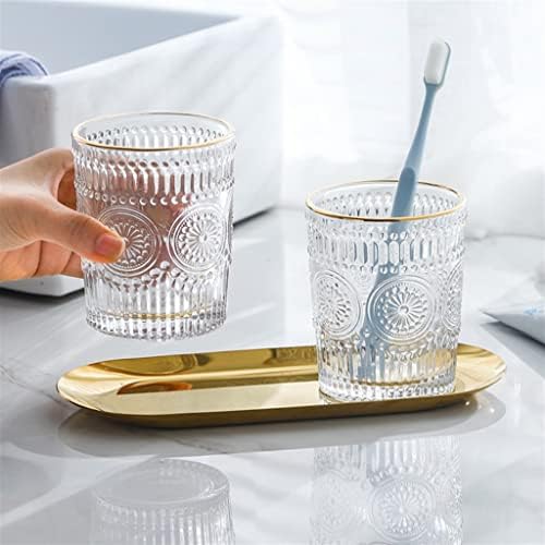 WYKDD שולחן עבודה מדף אחסון דגמים זוגיים כוס שטיפת פה כוס שטיפה כוס רחצה צחצוח כוס גליל נדנדה