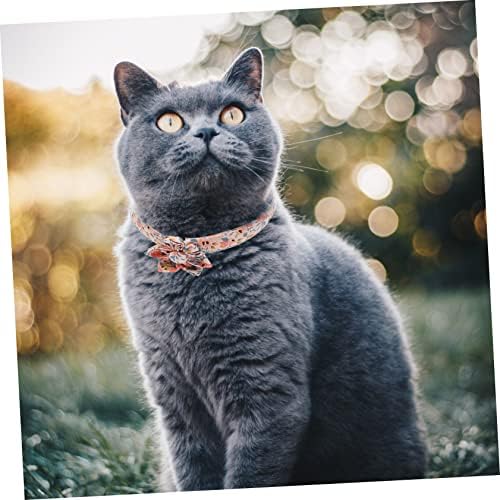 קולרים מתכווננים לגורים מ ' טיפוח צוואר כלבים אביזרי עיצוב חתולים שרשרת עם אביזר בטיחות קטן לחיות מחמד עניבת חתול