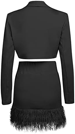מיאשוי חצאית בגד ים נשים של צמר אופנה טמפרמנט כתף כרית חליפת מעיל ארוך שרוולים קצר חצאית בגד ים