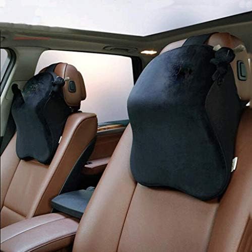 כרית תמיכה בצוואר Czdyuf להקלה על כאבי צוואר בעת נהיגה, כרית משענת ראש למושב רכב עם קצף זיכרון רך