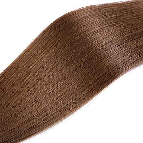 וינבאו קלטת בתוספות שיער שיער טבעי צבע 4 בינוני חום קלטת בתוספות אמיתי שיער טבעי קלטת שיער הרחבות בלתי נראה כפול