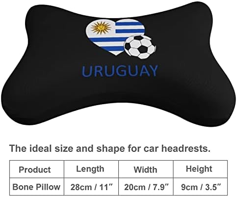 אהבה כרית צוואר מכונית כדורגל באורוגוואי 2 יח '
