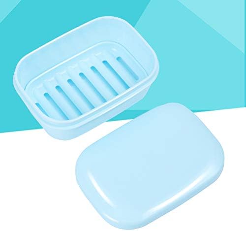 Cabilock 2 PCS קופסת סבון ניידת אחסון סבון מארז סבון מיכל אמבטיה מחזיק סבון לטיולים ביתיים