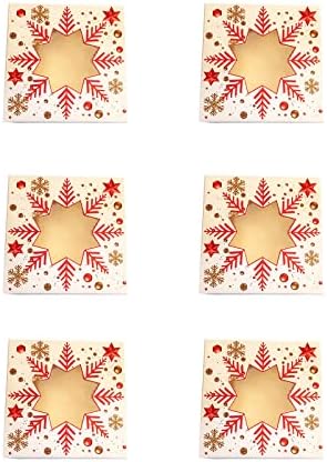 9 אוק 1/6/12 מחשב חג המולד אפיית חטיף תיבת אריזת נייר תיבת אריזת חג המולד עוגת אריזת אריזת מתנה