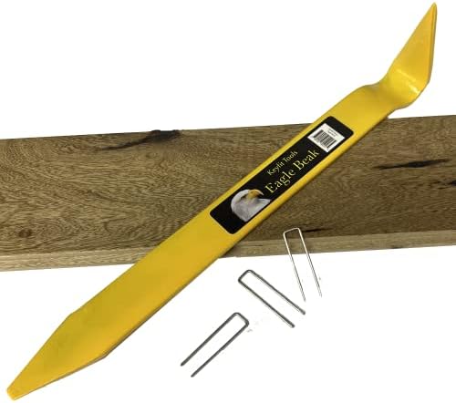 כלי מפתח מקור נשר ריצוף עץ גדר כלי מסיר סיכות פולר ציפוי עבור 16, 18 גייג '2 סיכות תואמות לבוסטיץ ' וכל המותגים
