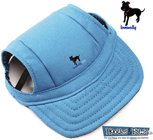 Lovewally Dog Hat Hat Pet Pet כובע כחול מתכוונן וצבעים