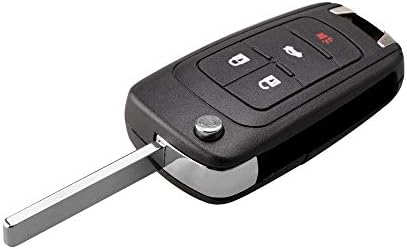 ללא מפתח מרחוק 4 כפתור כפתור מפתח מכונית מכונית FOB עבור Equinox Verano Sonic ורכבים אחרים המשתמשים ב- FCC
