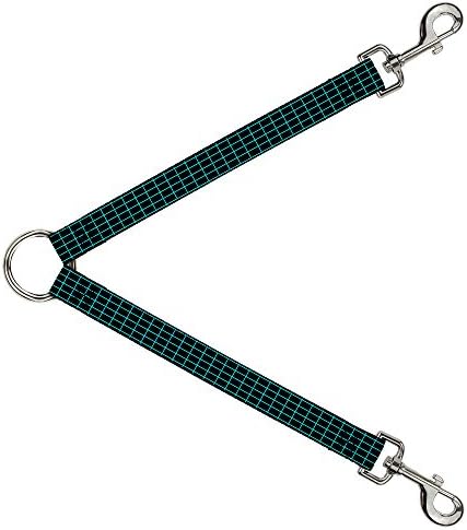 כלב רצועה ספליטר חוט רשת שחור כחול 1 רגל ארוך 1 אינץ רחב