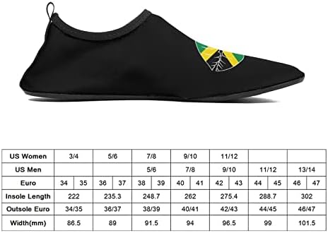 דגל ג'מייקני שפתיים נעלי ספורט מים מהירות יבש לחוף ים גלישה ספורט ספורט גרבי אקווה לנשים גברים