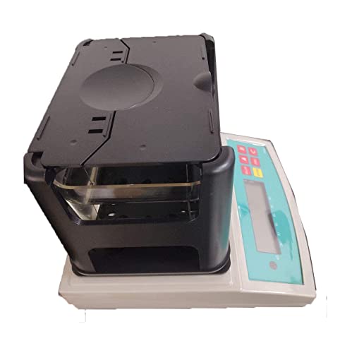 מד צפיפות מוצק דפימטר לפלסטיק גומי DH2000 עם ממשק RS-232 משקלו דיוק 0.01 גרם משקל מקסימלי 2000 גרם