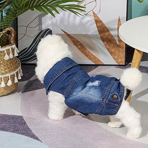 מעיל אפוד ג'ינס כלבים, חולצות וינטג