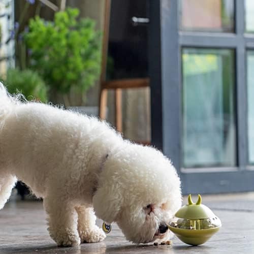 Poshirae פינוק אינטראקטיבי מחלק צעצועי כלבים, צעצועים אינטראקטיביים בצורת עבמים לשעמום, סיבוב מזון לכלבים וגורים,