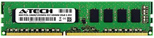 החלפת A-TECH 4GB לסמסונג M391B5273DH0-YH9-DDR3 1333MHz PC3L-10600E ECC UDIMM בלתי מוגבל