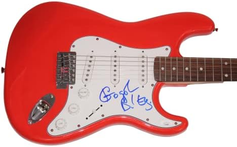 יוג 'ין הוץ חתם על חתימה בגודל מלא פנדר אדום סטראטוקסטר גיטרה חשמלית עם ג' יימס ספנס ג ' יי. אס. איי אימות-גוגול