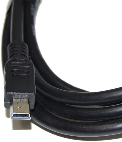 HQRP ארוך 6ft USB עד מיני כבל USB עבור GPSMAP GPSMIN 60 / 60CS / 60CX / 62/62S / 62SC / 62ST / 62STC / 76 / 76C
