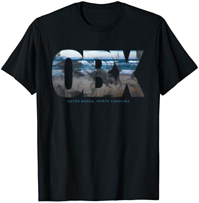 RJA: חולצת טריקו של גדות חיצוניות של OBX צפון קרוליינה