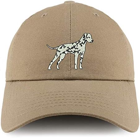 חנות הלבשה אופנתית Dalmatian כלב רקום פרופיל נמוך כובע אבא רך כובע