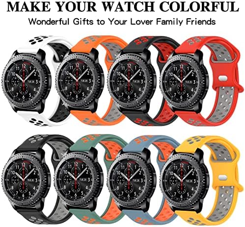 להקות שעון של ביניטון תואמות את Samsung Galaxy Watch 3 45 ממ/גלקסי שעון 46 ממ/Gear S3 Frontier Classic/Garmin