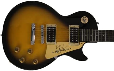 פיטר גרין חתם על חתימה בגודל מלא גיבסון אפיפון לס פול גיטרה חשמלית נדיר מאוד עם ג 'יימס ספנס ג' יי. אס. איי